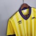 Arsenal 83/86 Away Yellow Soccer Jersey